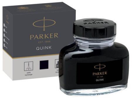 Flakon s chernilami Parker Quink Ink Z13 1950375 chernye chernila 57ml dlya ruchek perevyh