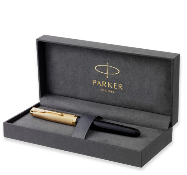 Parker 51 Fountain Pen Black with Gold Nib P7 e1612816019400