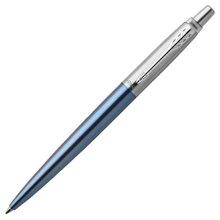 ruchka-sharikovaya-jotter-waterloo-blue-chrome-trim