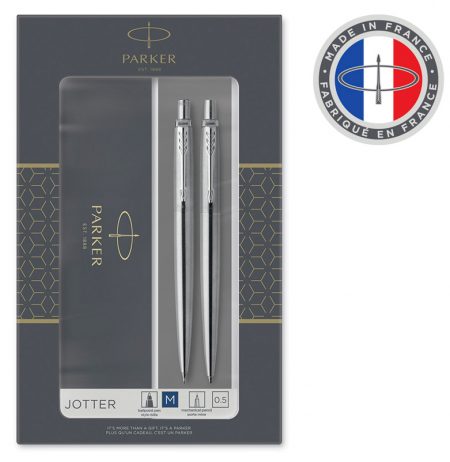 Набор Parker Jotter Stainless Steel CT шариковая ручка и механический карандаш в подар. кор. 2093256