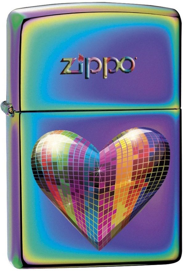 зажигалка zippo 151 mosaic heart